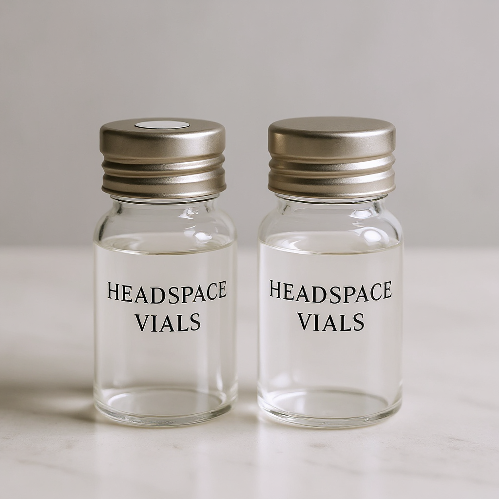 Clear Crimp Top Vial- Flat Bottom, Bevelled