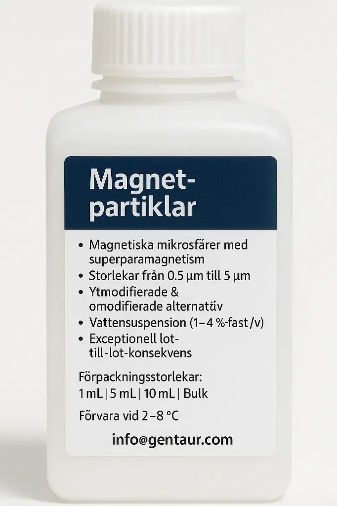 Fluorescent Carboxyl Ferromagnetic Particles, Nile Red, 1%w/v, 4.0-4.9µm, 2mL